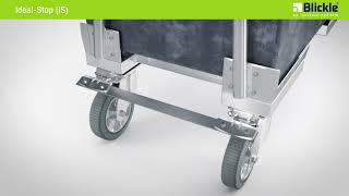 Blickle Feststeller Ideal Stop Is Rollen Mit Bremse