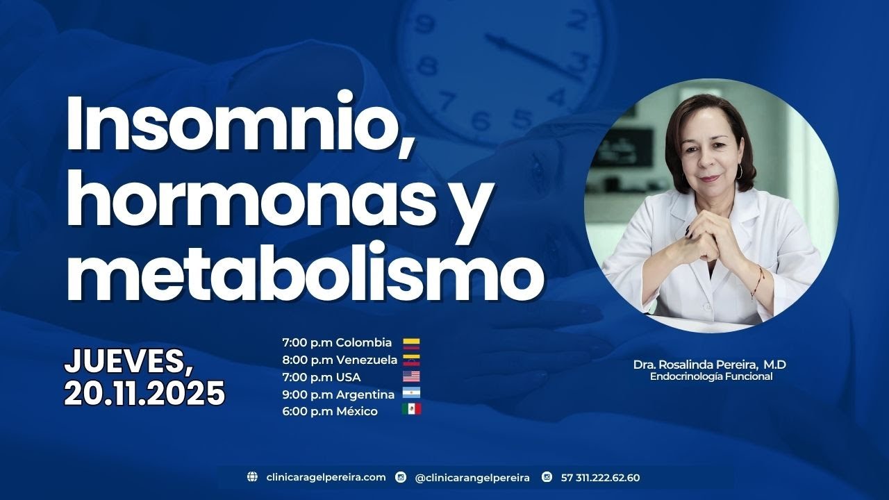 Insomnio, hormonas y metabolismo