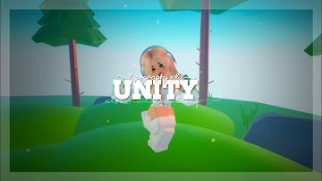 UNITY 🩵🎧 ( roblox typography edit ) // @mangoslays