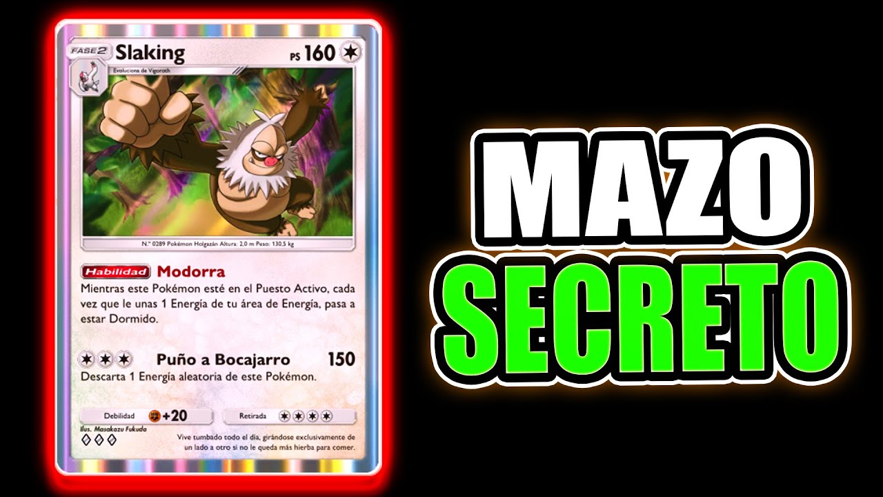 El NUEVO MAZO SECRETO de SLAKING en Pokemon TCG Pocket