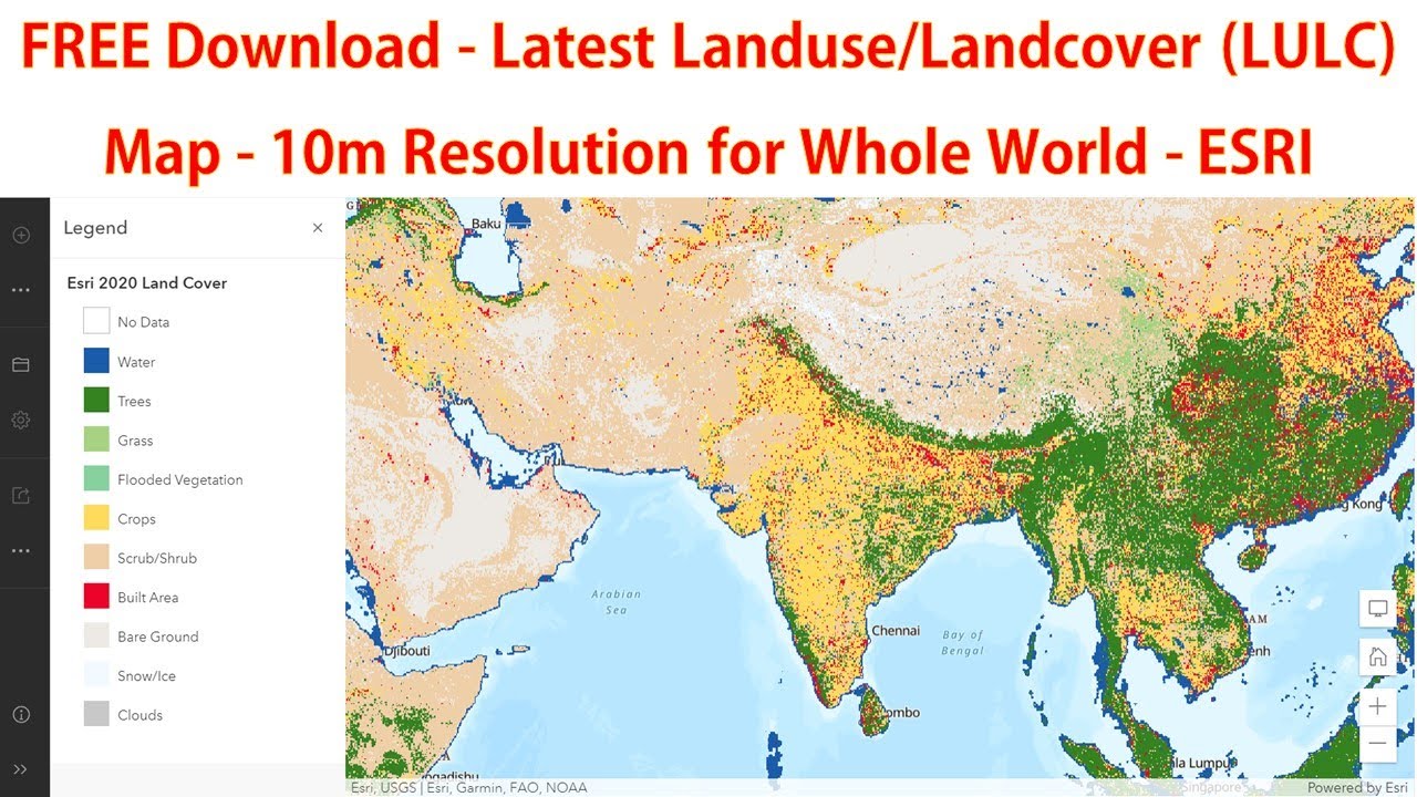 FREE Download - Latest Landuse/Landcover (LULC) Map - 10m Resolution ...