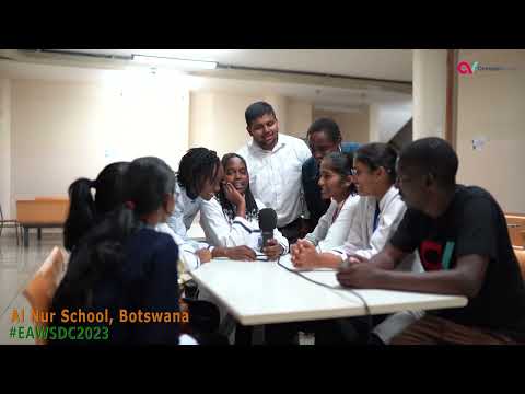 Al Nur School sings Botswana National Anthem at the East Africa World Schools Debating Championship