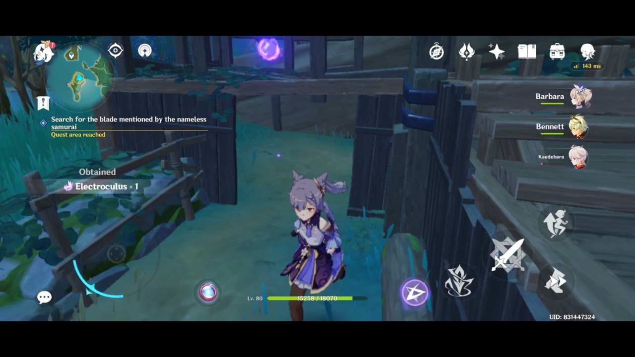 Search for the blade mentioned by the nameless samurai