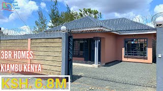 Touring a Ksh. 6.8M  3BR Bungalow in Kiambu-KENYA (VERY CHEAP AND CLASSY- $60,000)