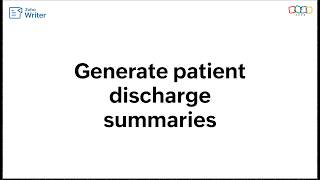 How to generate hospital patient discharge summaries using Zoho Writer