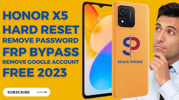 HONOR X5 2023 HARD RESET AND FRP BYPASS REMOVE PASSWORD WITHOUT PC TESTED 100% FREE