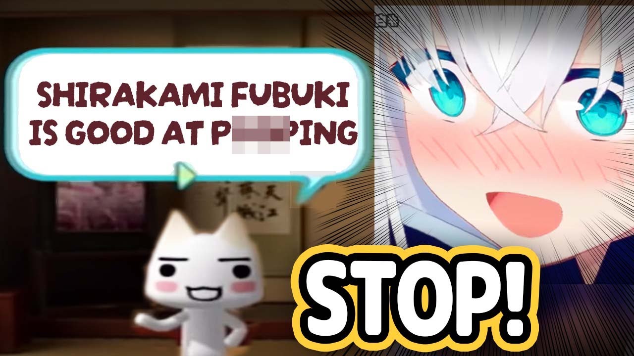 Inappropriate Game Dialogue Broke Fubuki...【Hololive】