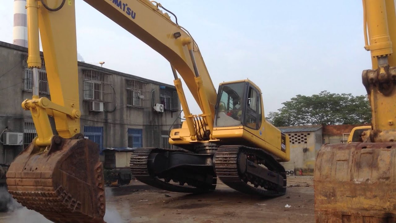 Used KOMATSU PC400-6 Excavator For Sale - YouTube