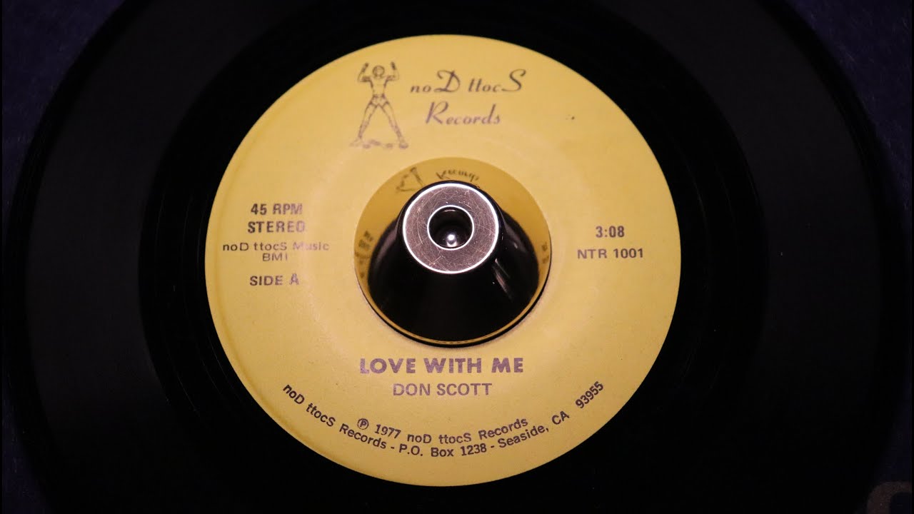 Rare モダンソウル DON SCOTT Love With Me Rare モダンソウル DON SCOTT Love With Me