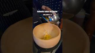 Italian Restaurant in Orlando with $3000 cheese wheel