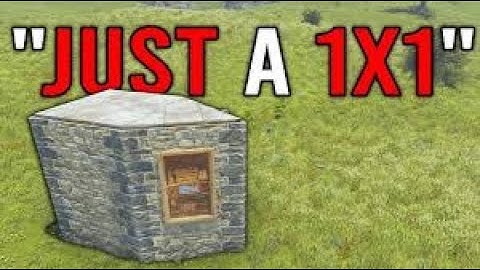 Rust The 1x1 CHAD BASE Peek Downs and Shooting Floor