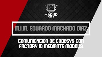 Curso Codesys: Comunicación de codesys con Factory IO mediante Modbus