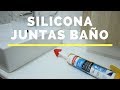 Como renovar juntas de baño con silicona (sin manchar) + SORTEO