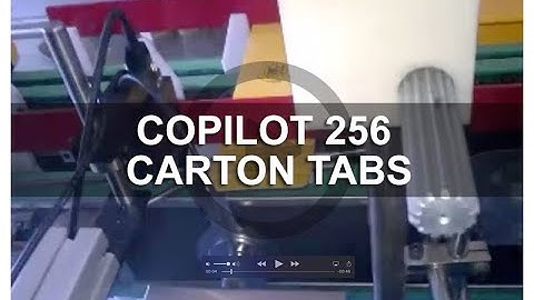 CoPilot 256 Printing the Product ID on Carton Tabs
