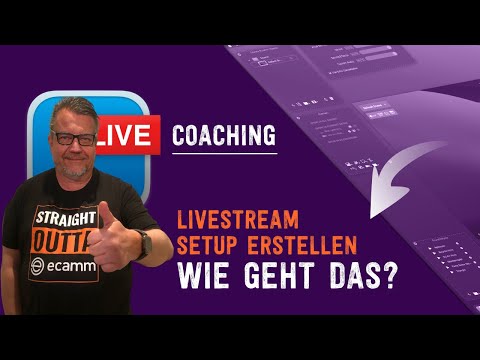 Ecamm LIVE Coaching - Livestream Setup erstellen - Wie geht das?