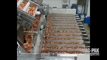 Shrimp Automatic Weighing and Packaging