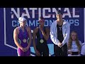 Anna Moesch Lowers Her American Record in 100M Freestyle | 2026 Toyota National Championships