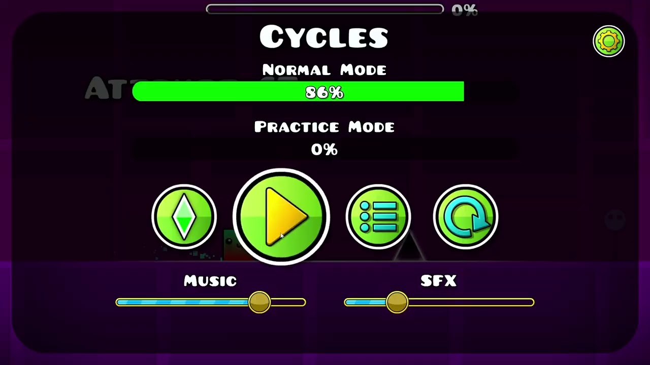 NOS PASAMOS CYCLES en GEOMETRY DASH