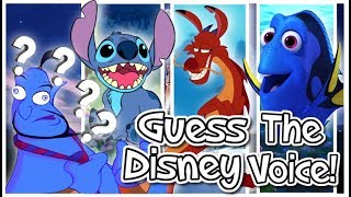 YOU GUESS THE DISNEY VOICE!?! - YouTube