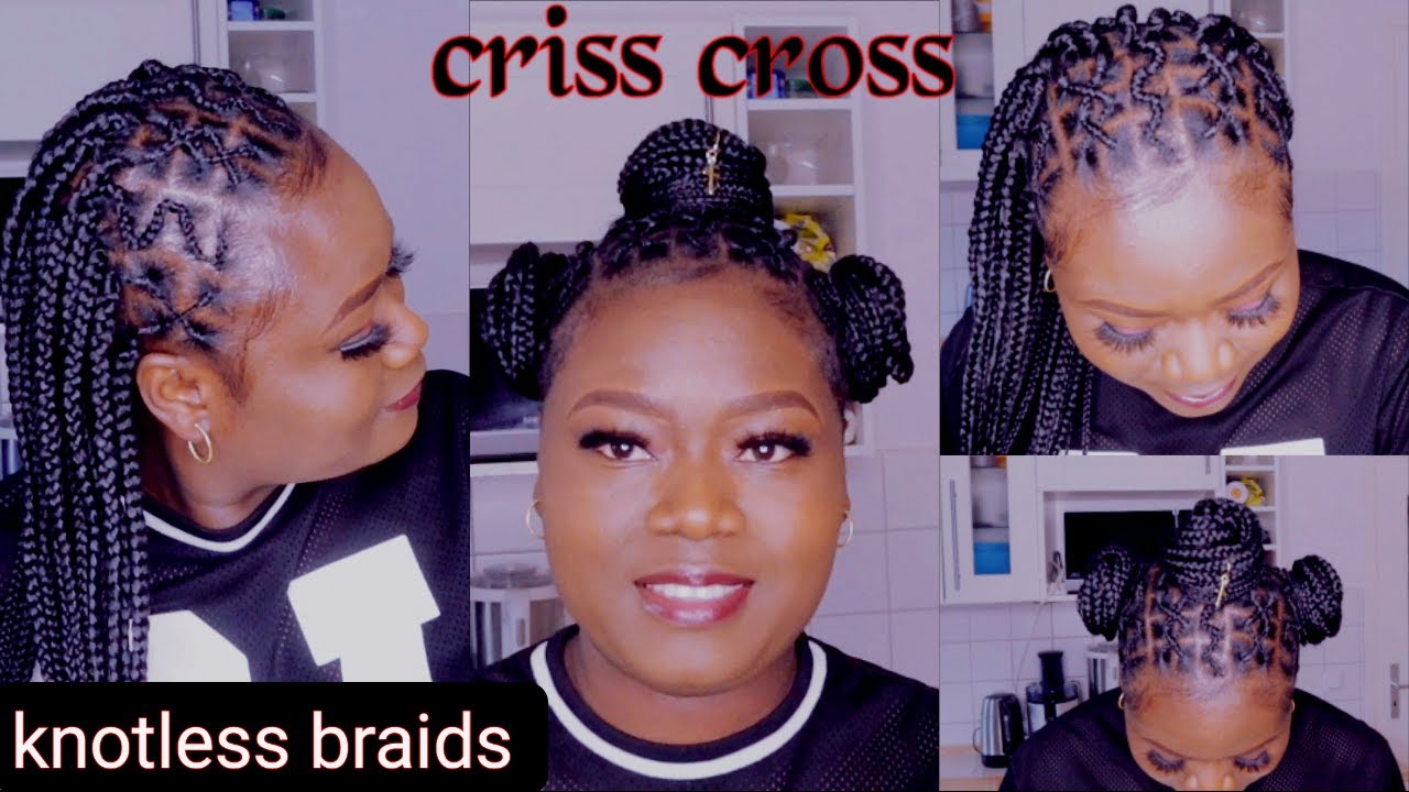 Criss Cross Ponies & Twist Braids - Babes In Hairland