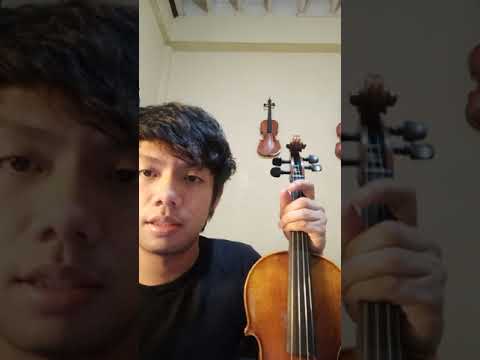 How to tune the violin [Paano itono ang byulin] | Tagalog | 2021