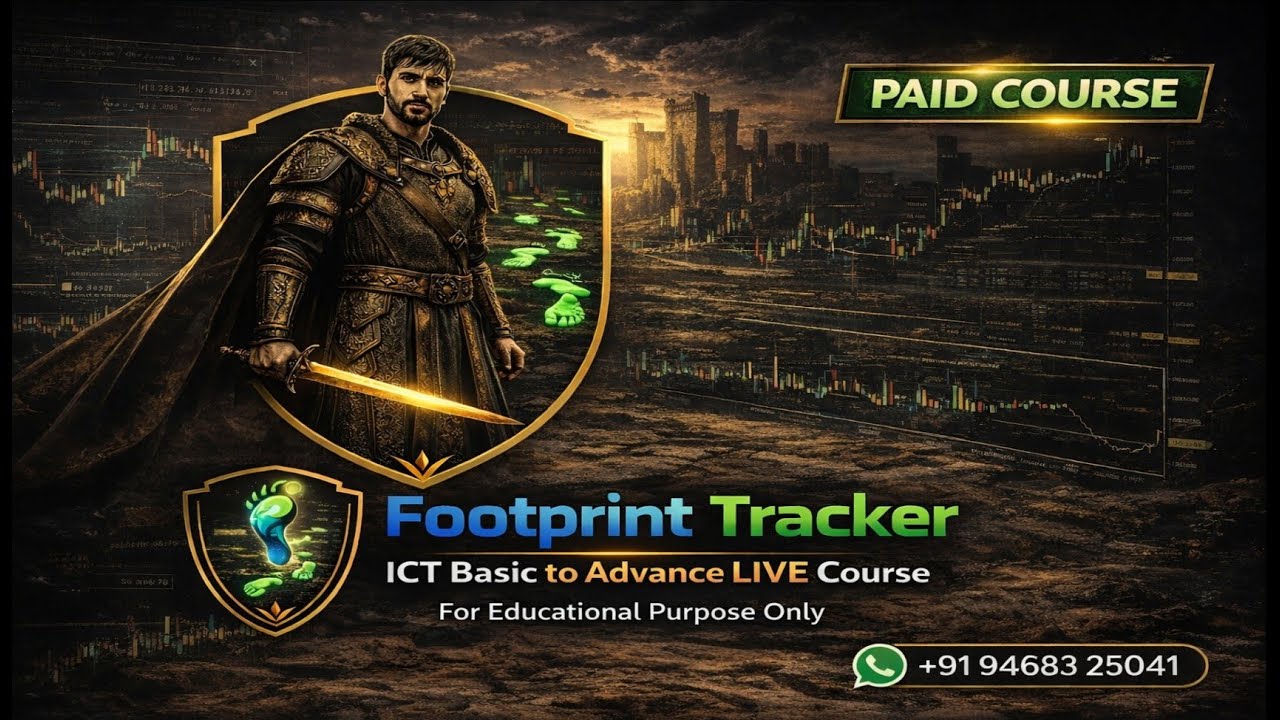 ICT Basic to Advance LIVE Course | Learn Market Footprint Tracker ...