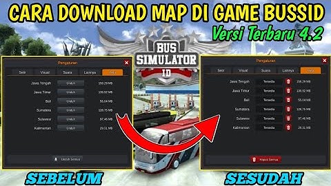 Cara download map bussid versi 4.2 || Terbaru