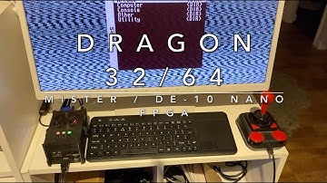Dragon 32/64 Computer running on Mister (DE-10 Nano) FPGA with Chuckie Egg
