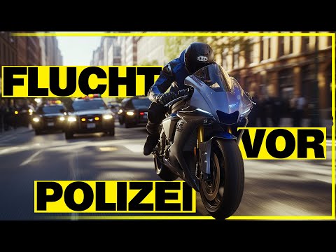 Motorradfahrer provoziert Polizei