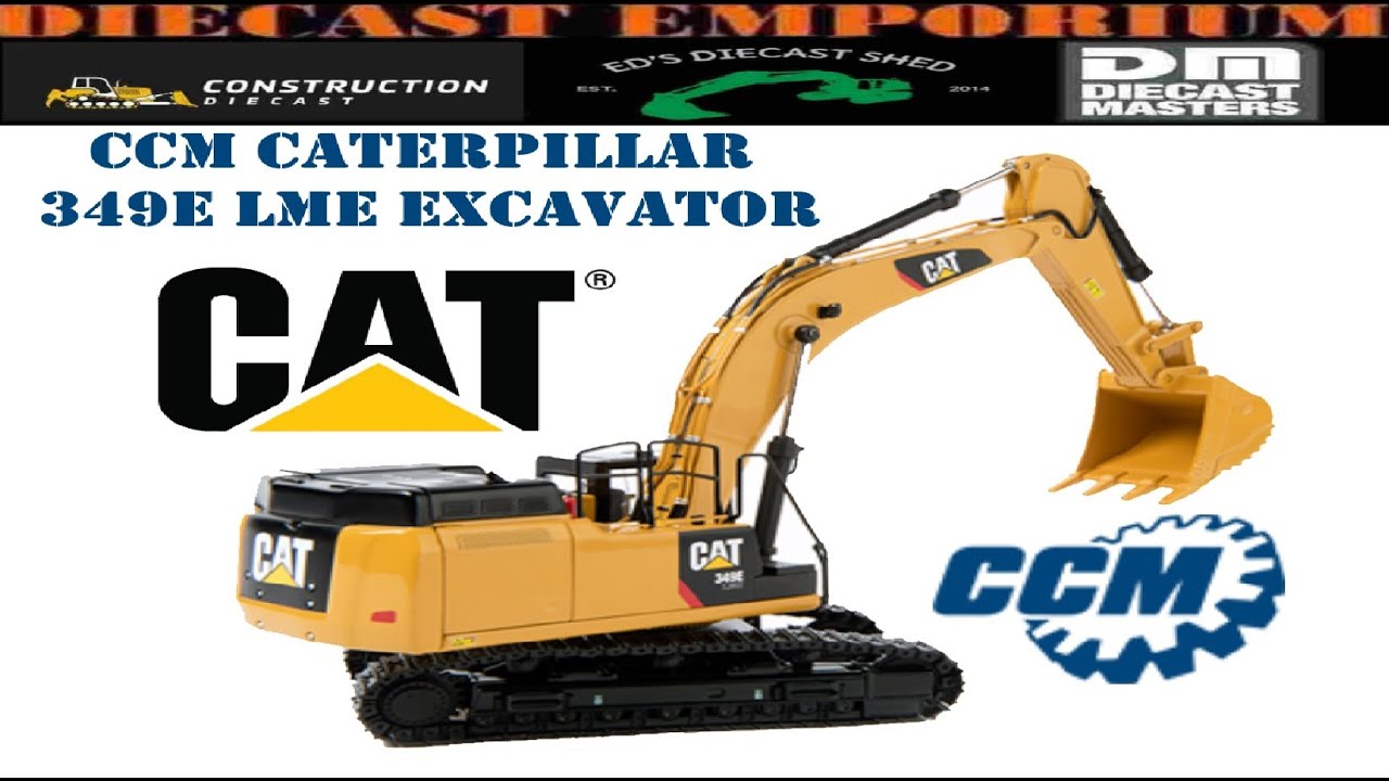 Classic Construction Models CCM Caterpillar 349E LME Excavator Diecast  Model Review