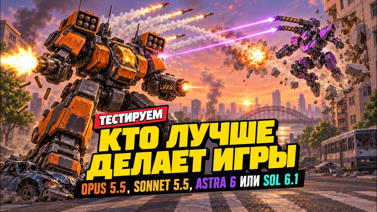 Opus 5.5, Sonnet 5.5, Astra 6 и Sol 6.1 – кто лучше дел… — Transcript