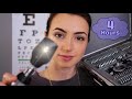 4 hours of eye  ear exams asmr for work or sleep  soft spoken