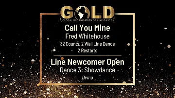 GOLD 2023 Line Newcomer Open - Dance 3: Showdance "Call You Mine" - Demo with music