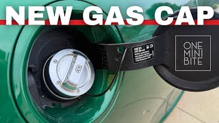 Installing My New Aluminum Gas Cap On My MINI Cooper