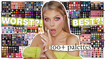 Ranking All The 100+ Palettes I Tried In 2025 👀 FROM WORST TO BEST