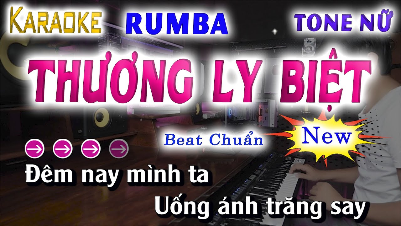 Thương Ly Biệt Karaoke Tone Nữ Nhạc Trẻ Rumba 2025 Mới Nhất