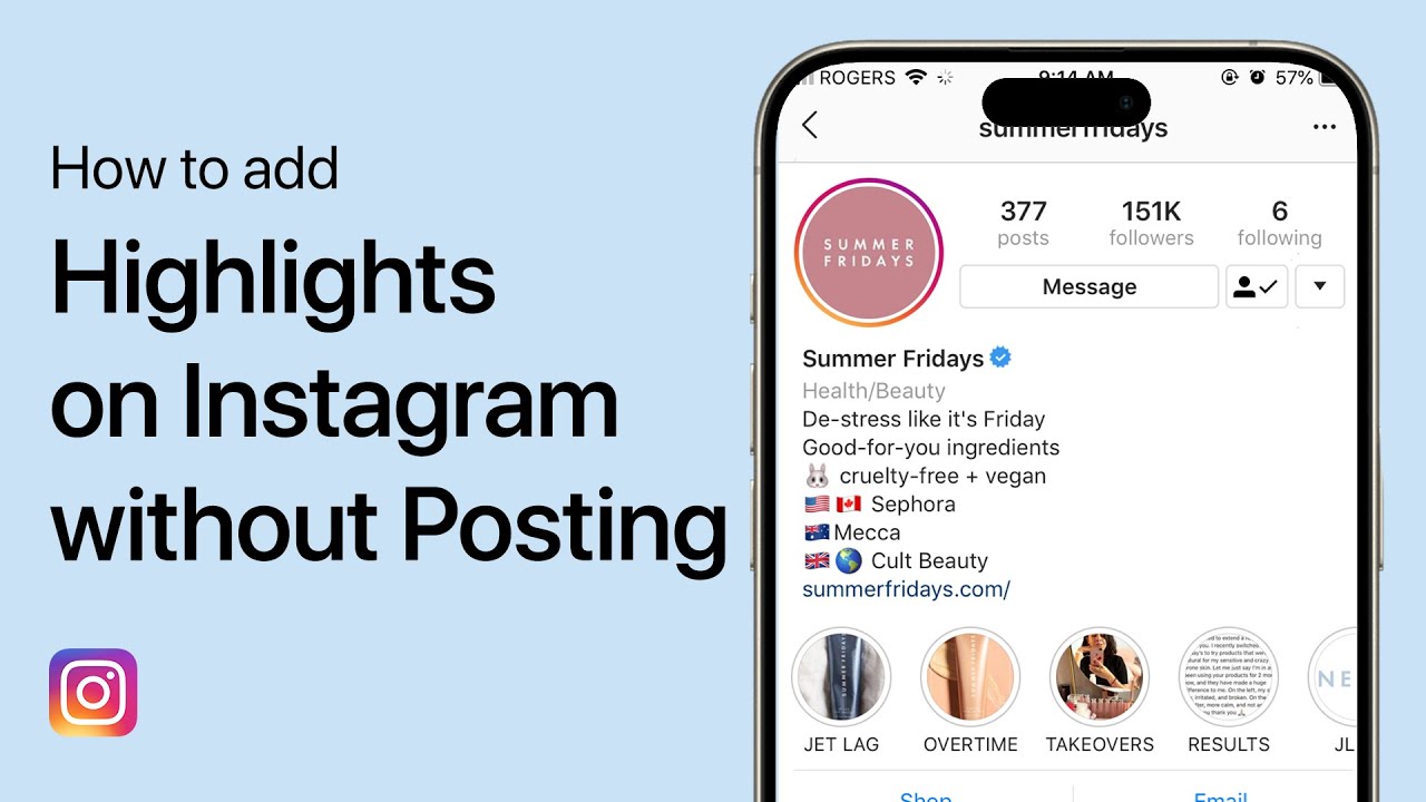 How To Add Highlights on Instagram Without Posting on Story - YouTube