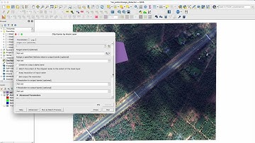 Clip raster by mask QGIS