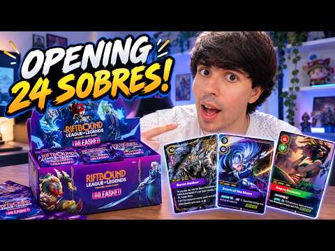 OPENING CAJA UNLEASHED RIFTBOUND!! / SALE OVERNUMBERED?!? / LOLTCG