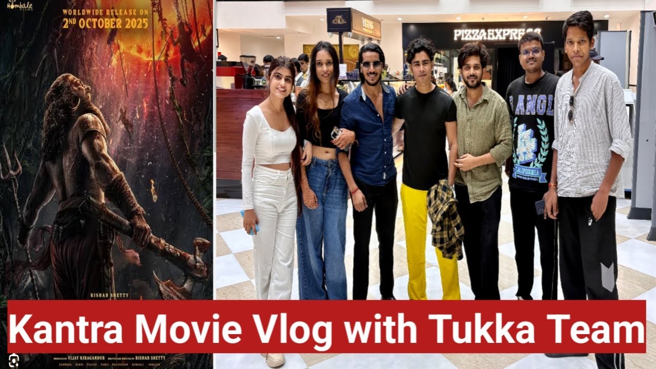 Kantara Chapter 1 Movie Vlog With Tukka Team | Danish Khan | Tukka