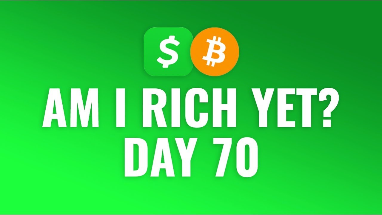 Buying 1 Bitcoin Every Day With Cash App Day 70 - 