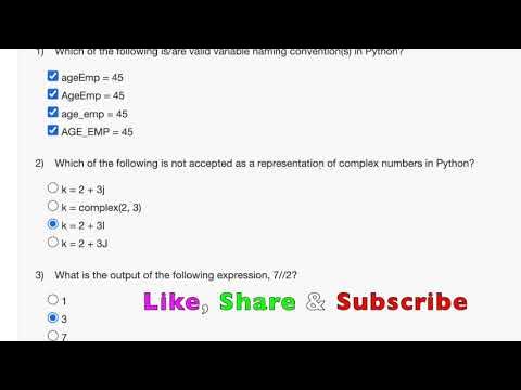 NPTEL » Python for Data Science | Quiz : Week 1: Practice Assignment 1 ...