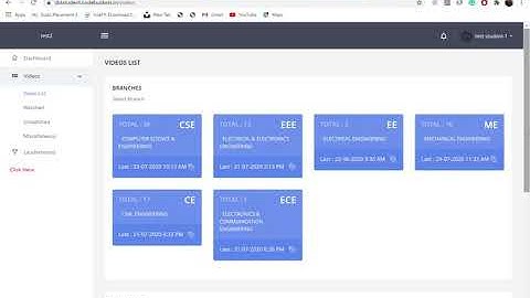 how to use "VCS software"  for online learning & To watch video lecture.