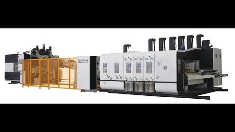 QH high speed flexo printing slotter die cutter folder gluer inline carton box printing making mac