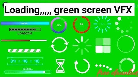 Loading Screen Animation GreenScreen |Free Download |VFX Effect |No Copyright |Jadui Parda