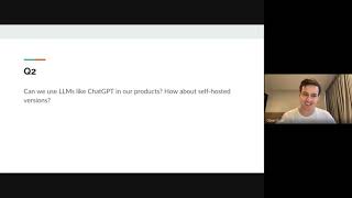 SaMD Meetup #17 - Panel - Q2 - Can you use LLMs like ChatGPT in Medical Devices