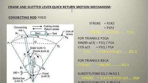 Simple mechanism Theory Of Machine Part 5 ll Mechanical Engineering Gate Lecture T.O.M in Hindi 2020