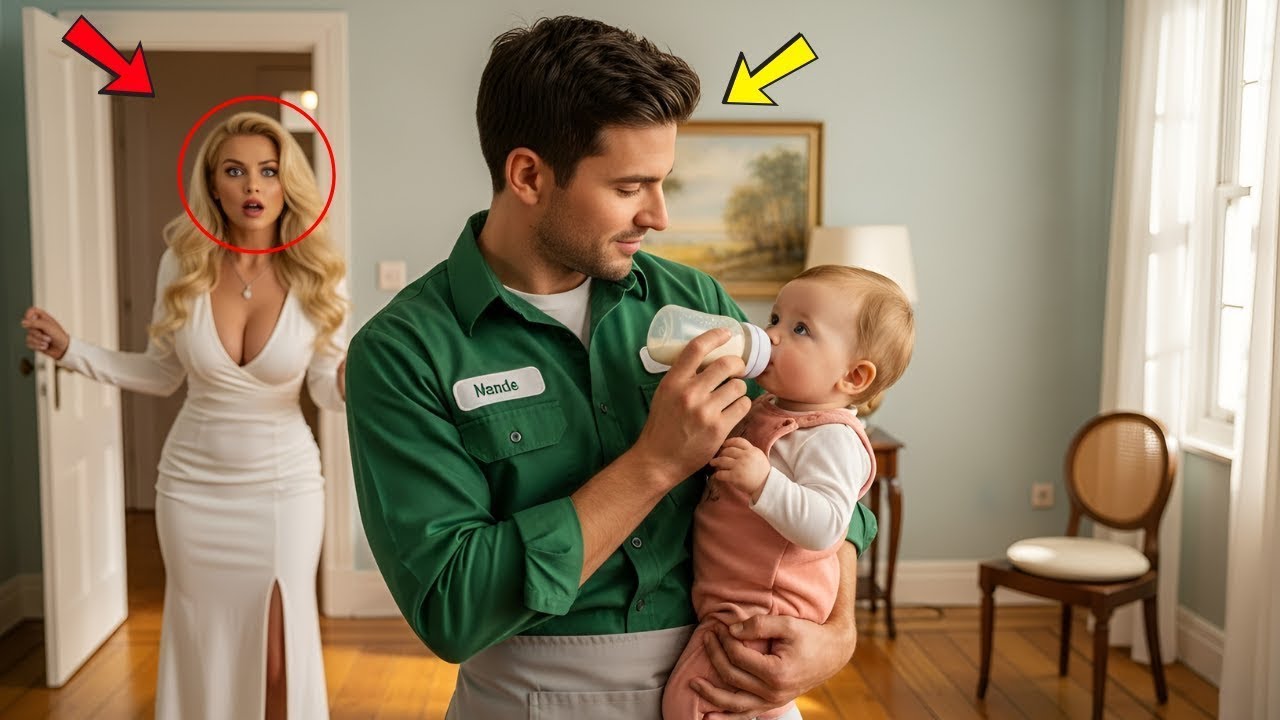 Ich öffnete die Tür zu meinem Penthaus-Kinderzimmer und erstarrte. Ein fremder Mann hielt mein Baby im Arm, seine rauen Hände sanft, seine Stimme beruhigend. Meine Tochter, die sonst nie zur Ruhe...