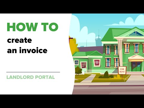 How to create an invoice (Landlord Portal)