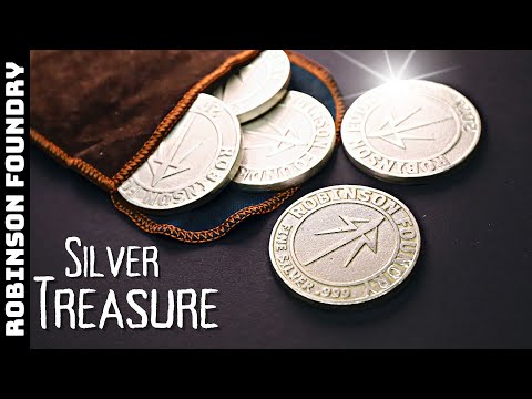 I Made My Own SILVER COINS! - Making Custom Silver Rounds - 3d Printing To Metal Casting